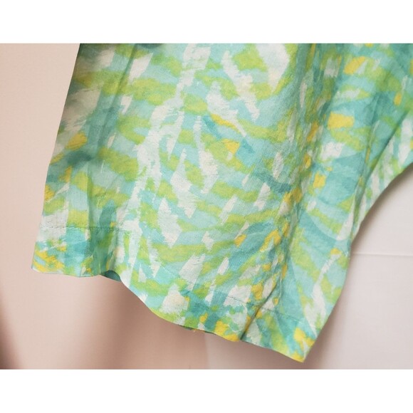 Heart of Palm Blouse S 24 Mint Green Embellished Long Sleeve Vintage Summer NWOT - Picture 6 of 12